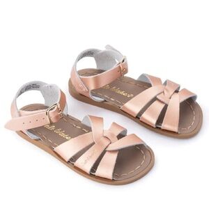 saltwater sandals Classic girls 12 rose gold